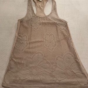 Kimchi & Blue Crochet Flowers Tank